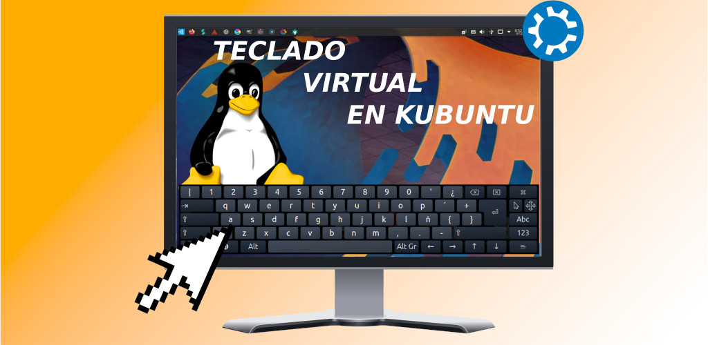 activar el teclado en pantalla en Kubuntu Linux