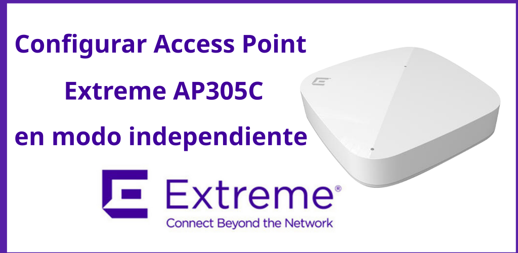 Configurar el access point Extreme AP305C