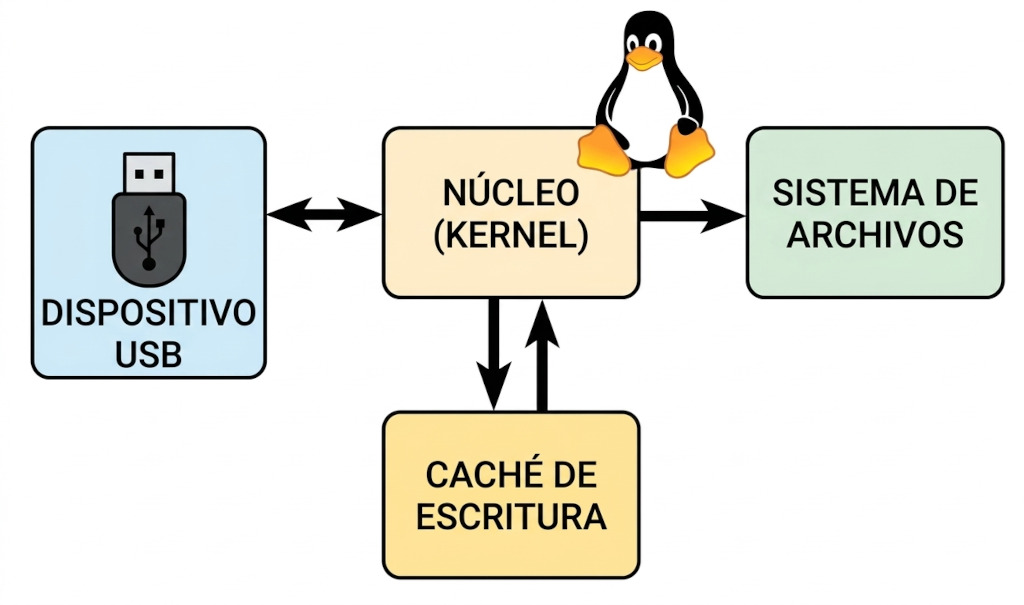 Transferencia de archivos a memoria USB muy lenta en Ubuntu Linux