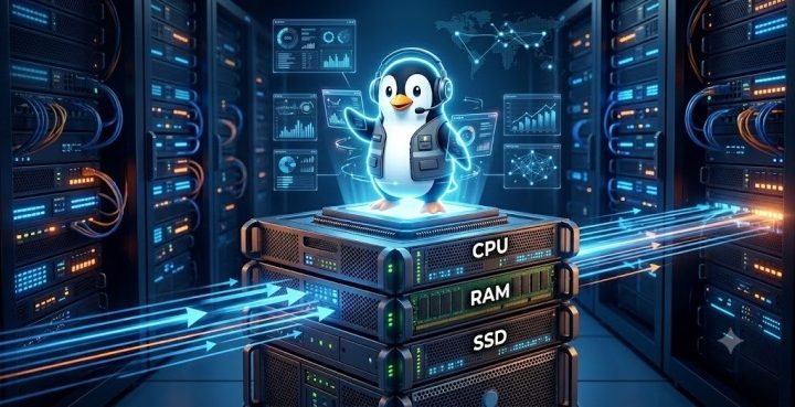El hardware de un servidor proxy en Linux