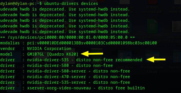 Instalar los drivers privativos de la tarjeta gráfica NVIDIA Quadro K620 en Ubuntu Linux