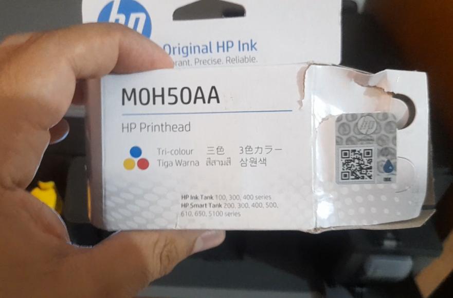 Cambiar el cabezal de color de la impresora HP Tank 530