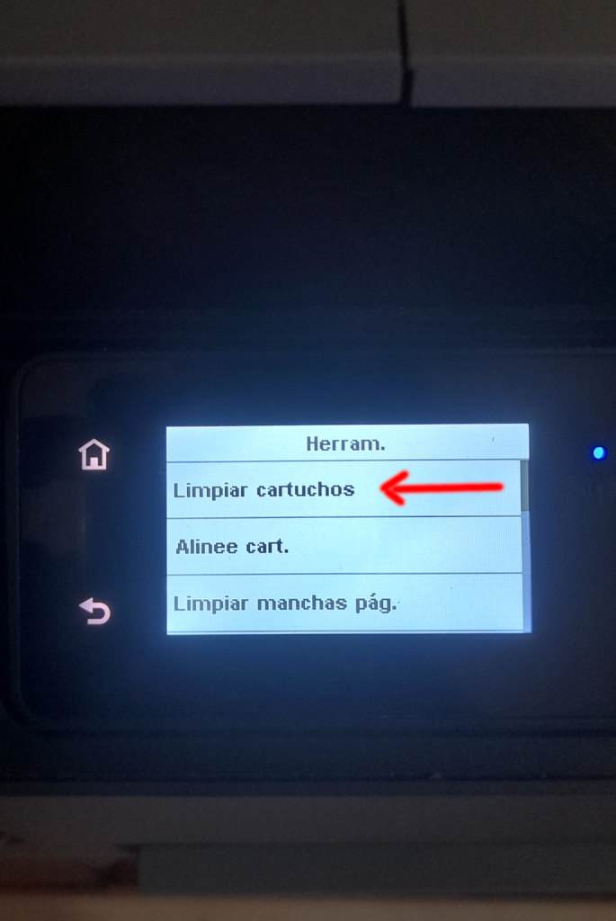 Cambiar el cabezal de color de la impresora HP Tank 530