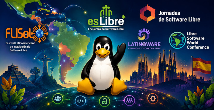 Eventos de Linux y Software Libre en Latinoamérica y España