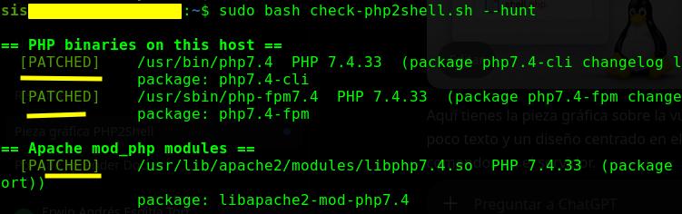 Verificar si mi servidor web es vulnerable a PHP2SHELL