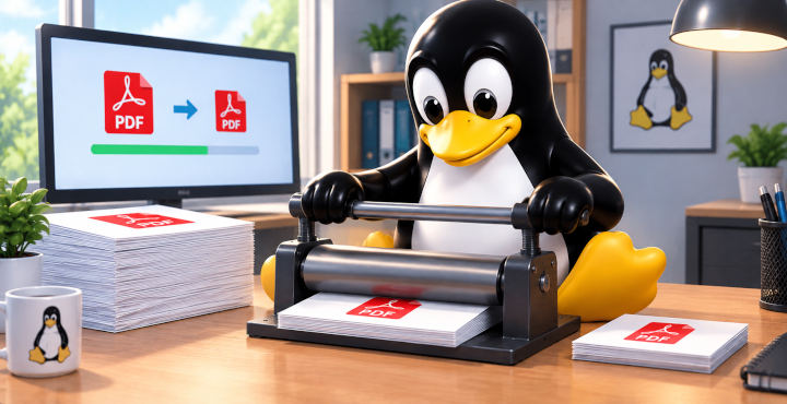 Comprimir documentos PDF en Ubuntu Linux offline